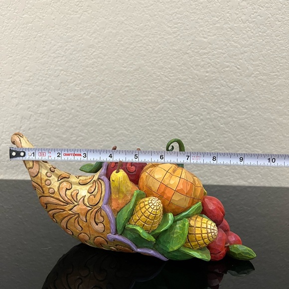 Jim Shore Heartwood Creek HORN OF PLENTY Harvest Cornucopia Figurine - Picture 7 of 11